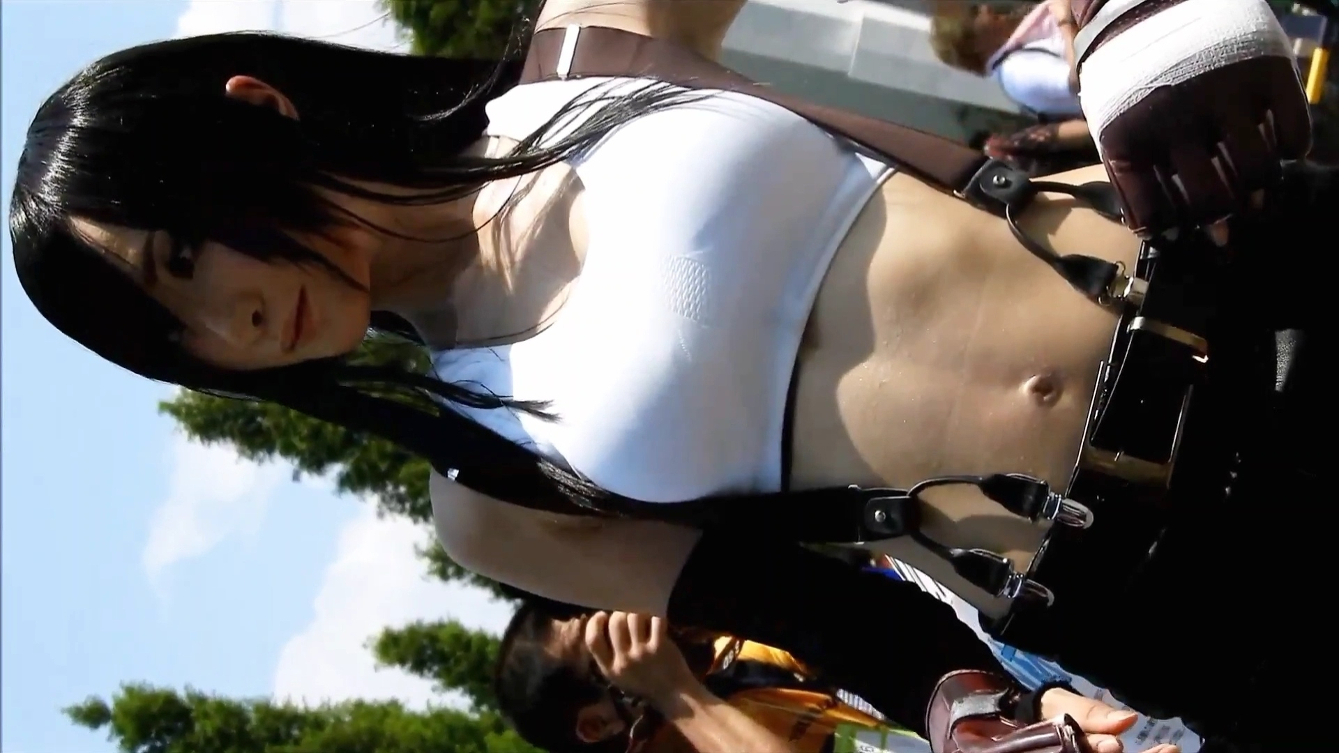 这身材我吹爆了感觉!蒂法cosplay